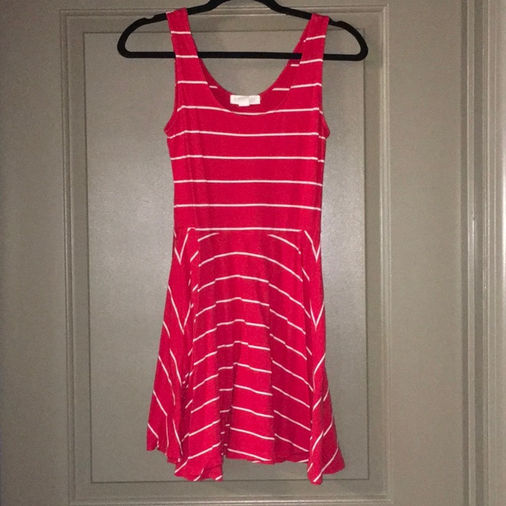 Red skater Dress